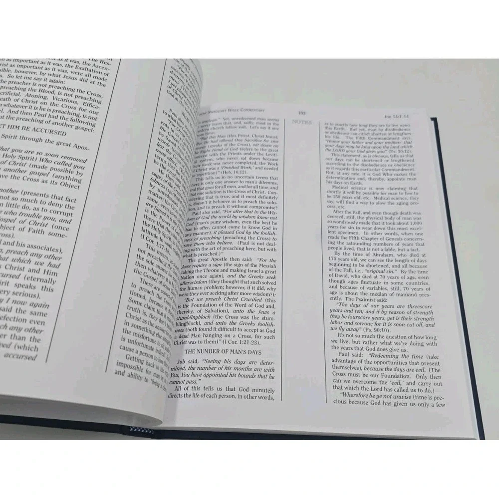 Jimmy Swaggart Bible Commentary Job Hardcover Expository Study Christian Book